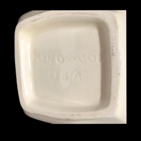 Vintage Imperial Whiskey Pitcher, Off White Jug, Kingwood USA, 6”‎ Tall - Picture 6 of 6